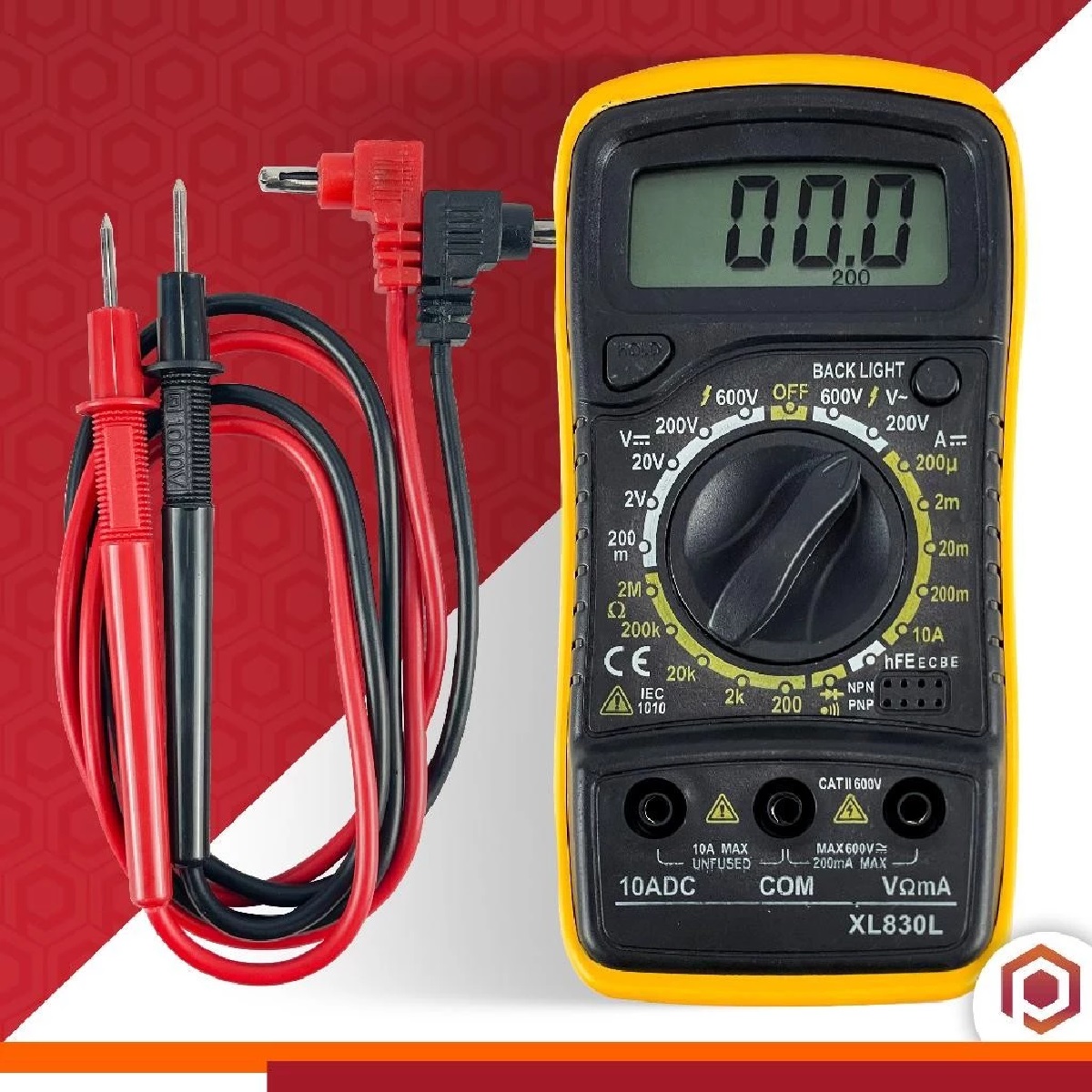 MULTIMETRO DIGITAL PROFISSIONAL PCI-200