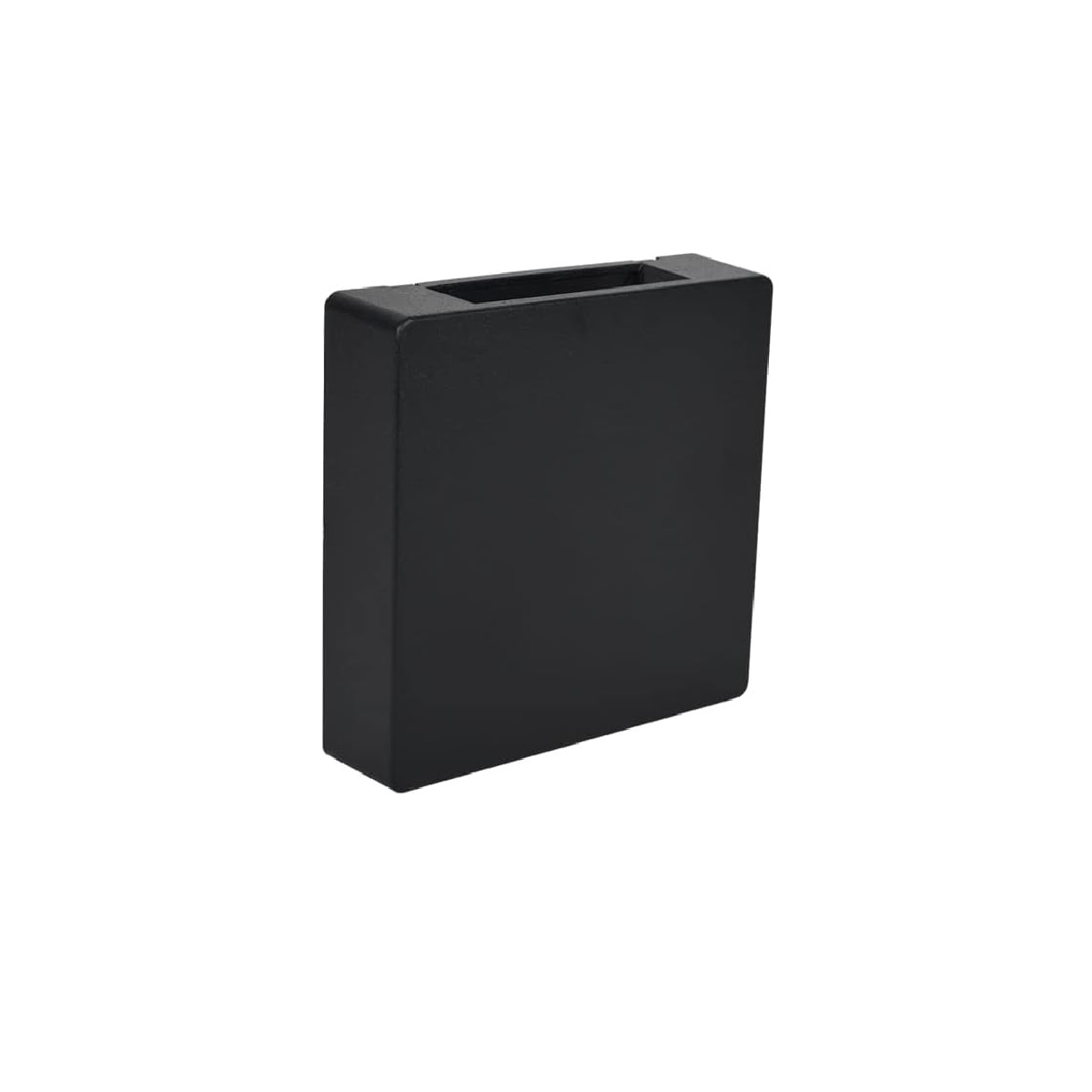 ARANDELA LED CLEAN PRETA 6W 3000K BLUMENAU