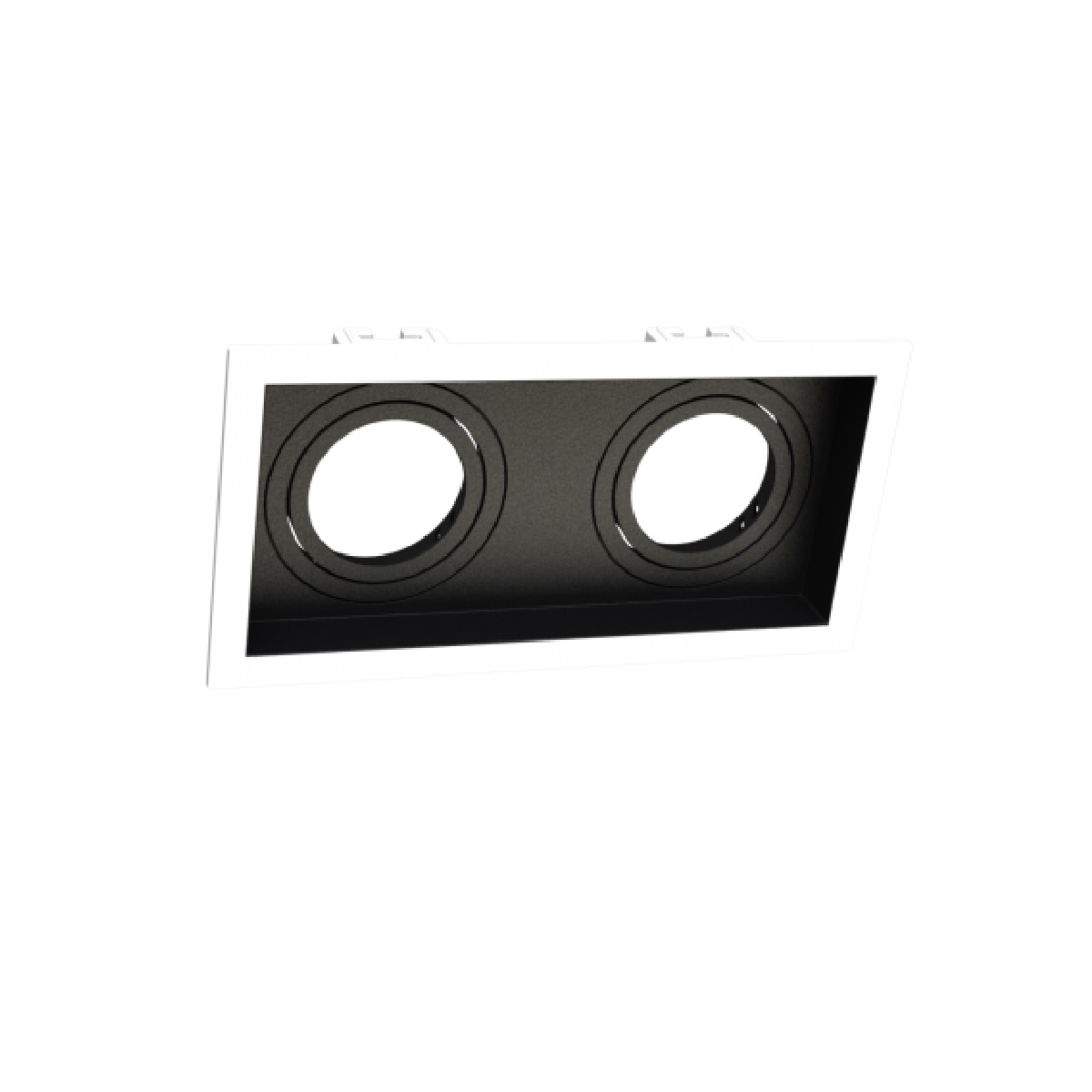EMBUTIDO AR70 BRANCO C/ RECUO PRETO DUPLO MOON
