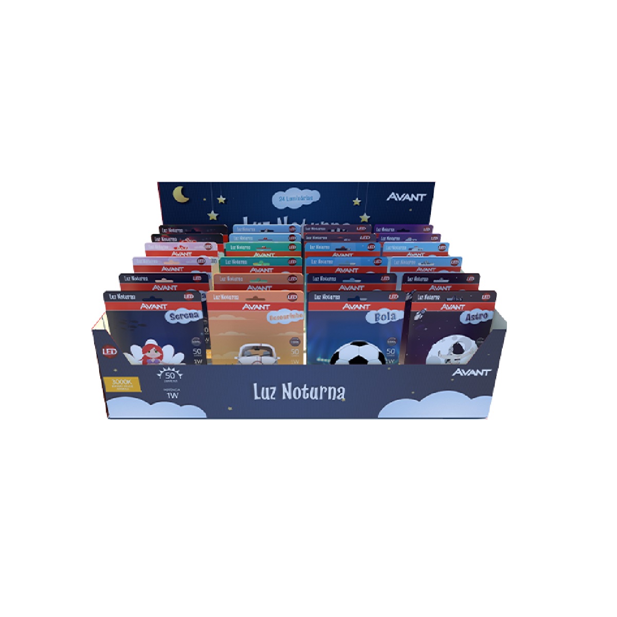 LUZ NOTURNA 1W 3000K DIVERSOS - AVANT