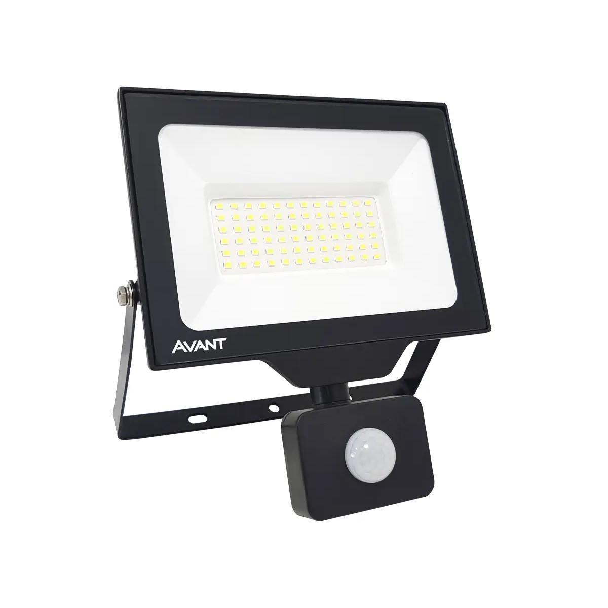 PROJETOR LED COM SENSOR PRESENCA 6500K 50W BIVOLT PRETO - AVANT