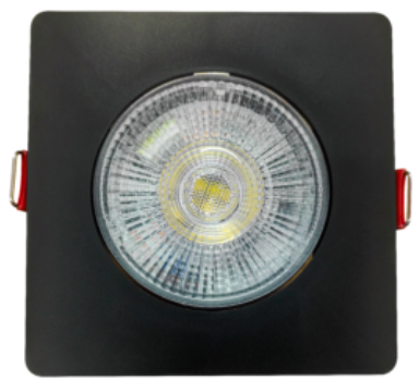 SPOT LED QUAD5W 3000K SUPIMPA PRETO AVANT