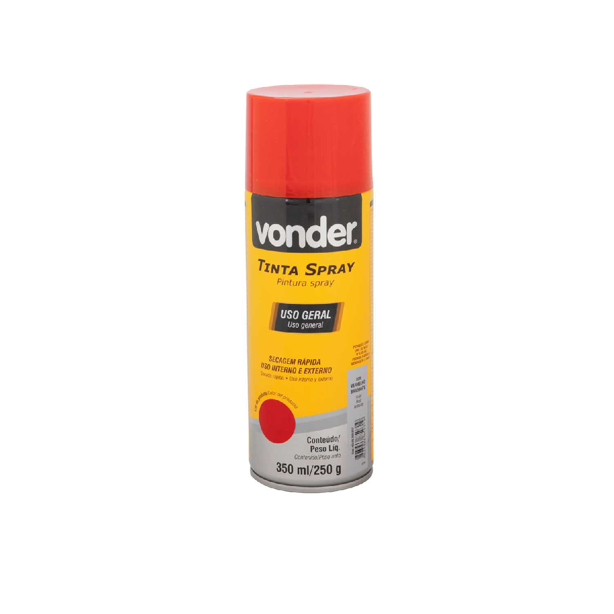 SPRAY TINTA VERMELHO 350ML - VONDER/ETANIZ