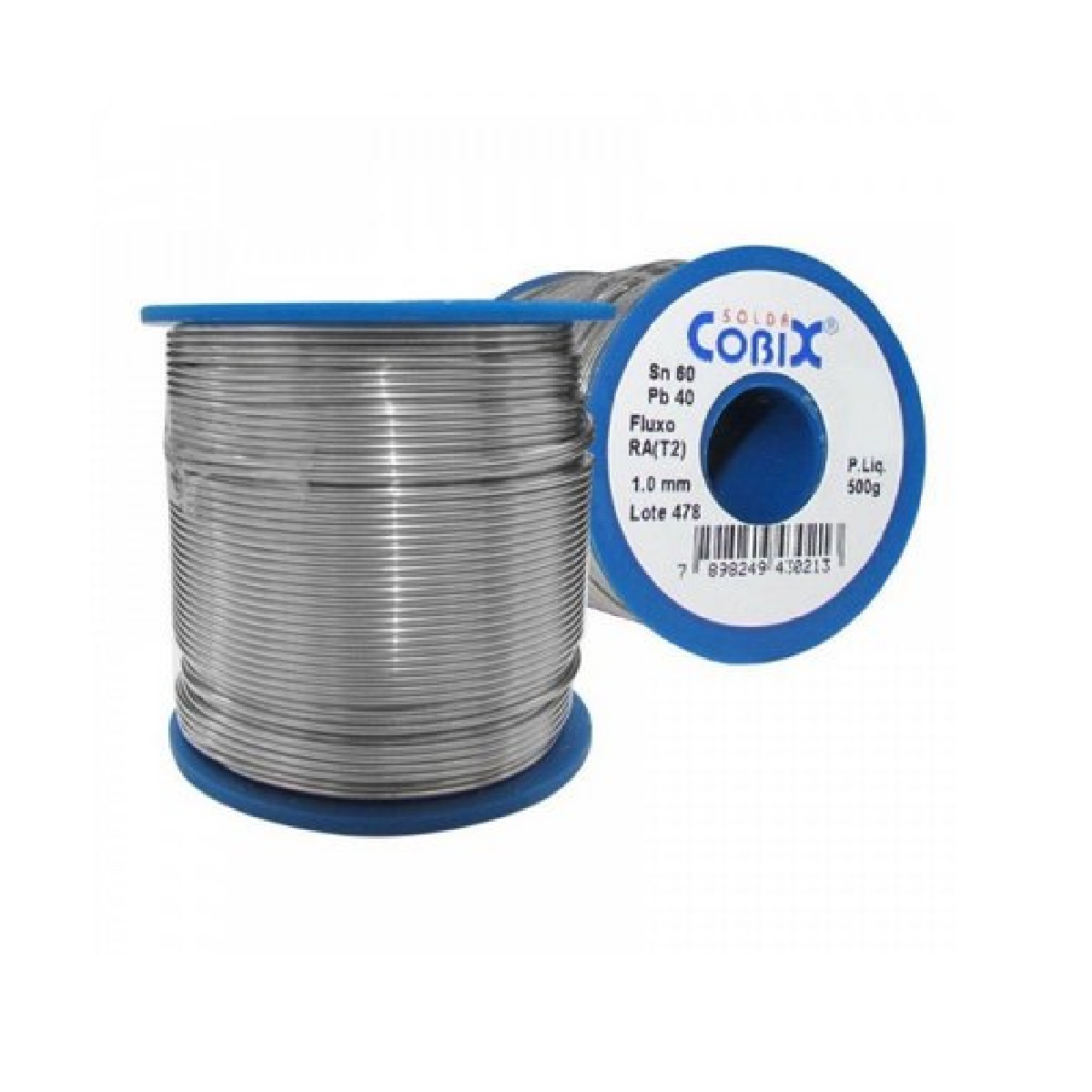 SOLDA ESTANHO 500GR 60X40 1,0MM COBIX