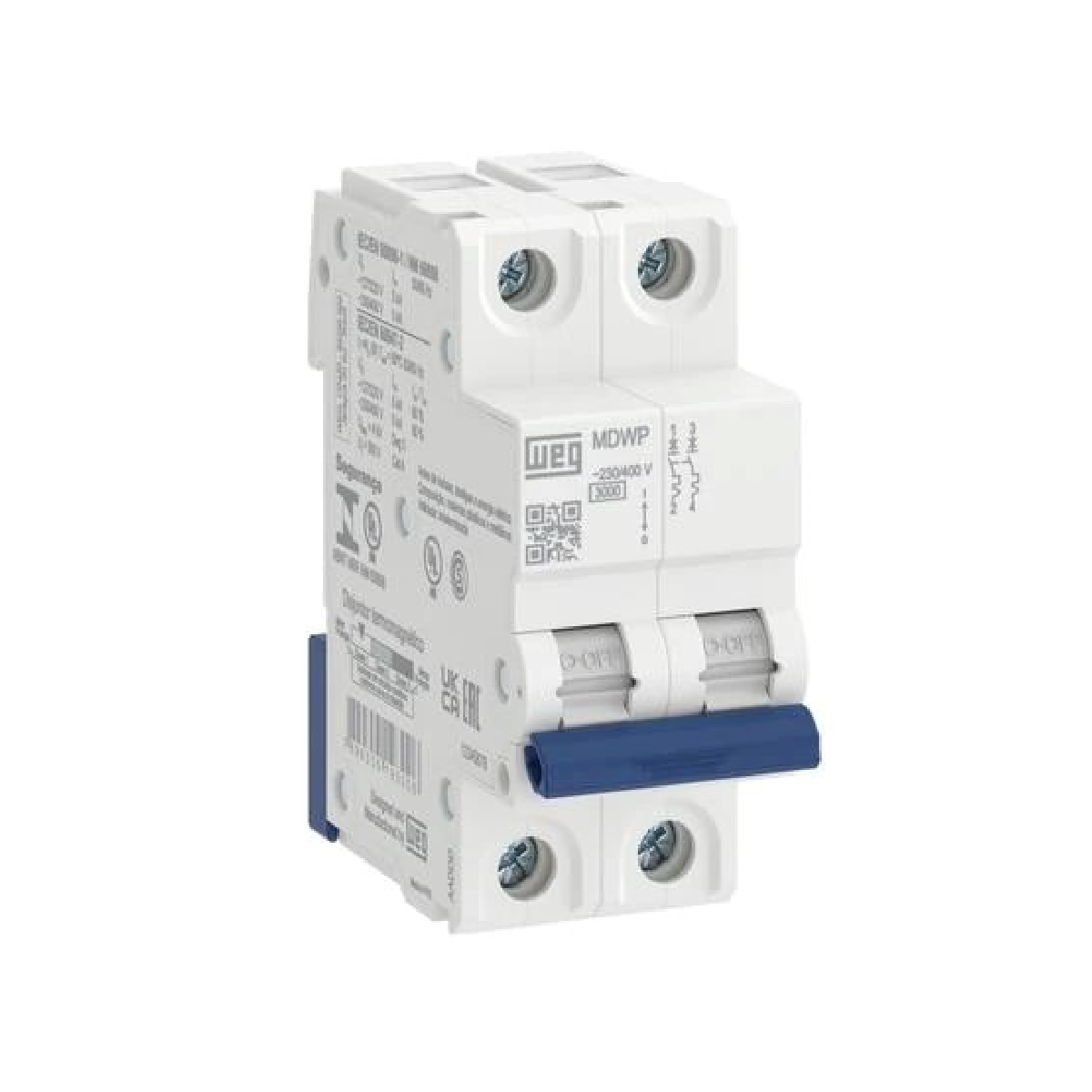 DISJUNTOR DIN 2X 63A WEG