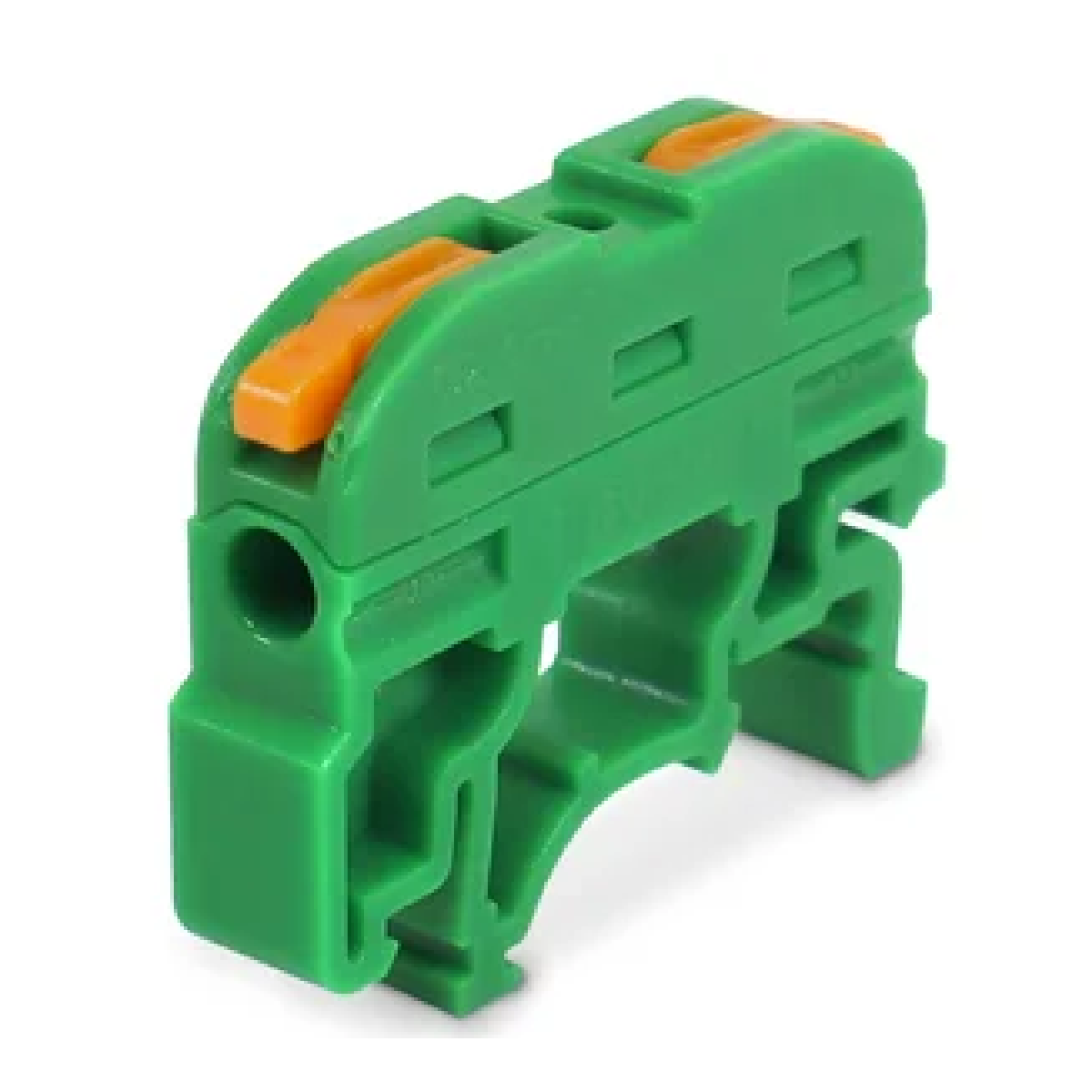 BORNE DE EMENDA AUTOMATICO VERDE KV121  - 1 VIA-P CABOS 0,2 A 4,0MM ATE 32A