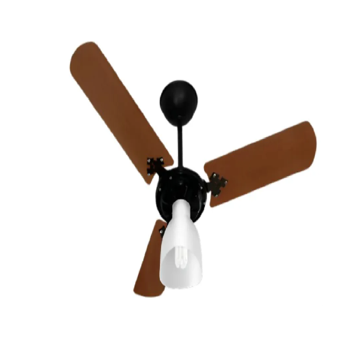 VENTILADOR DE TETO NEW DELTA LIGHT PRETO / MADEIRA 3P LQ 220V  C3V VENTI DELTA