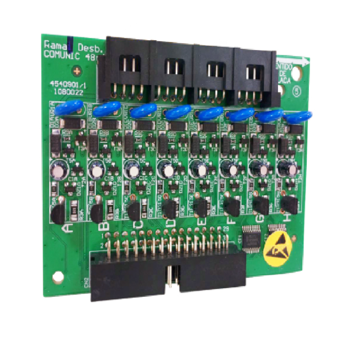 PLACA 8 RAMAIS DESBALANCEADA COMUNIC 48 - INTELBRAS