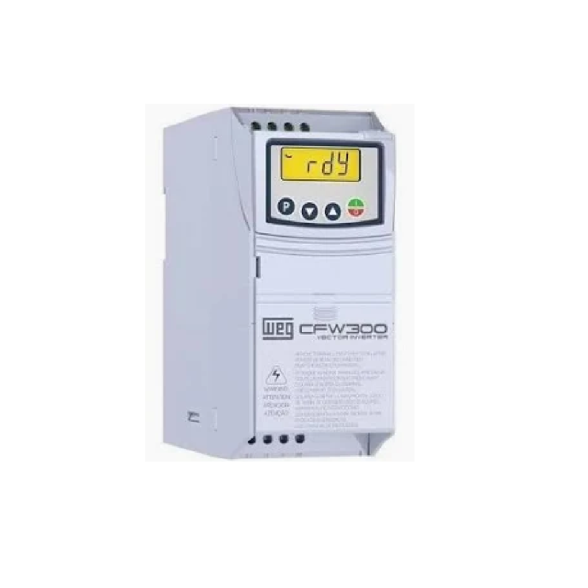 INVERSOR DE FREQUENCIA TRIFASICO 1 CV 380V 0,75KW 1,8A CFW300 CFW300A01P - WEG