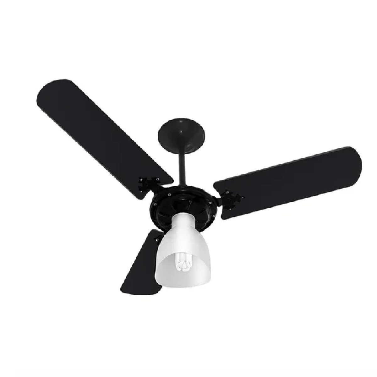 VENTILADOR DE TETO NEW DELTA LIGHT PRETO / PRETO 3P LQ 220V  C3V VENTI DELTA