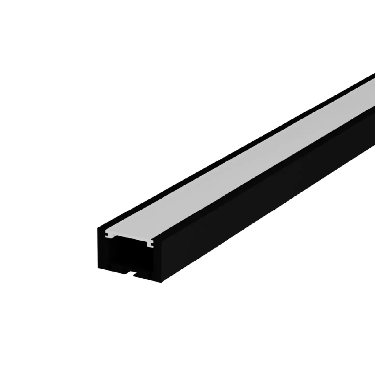 PERFIL ALUMINIO SOBREPOR RISQUE PRETO  3 METROS - 1715 - PF3000 - AVANT