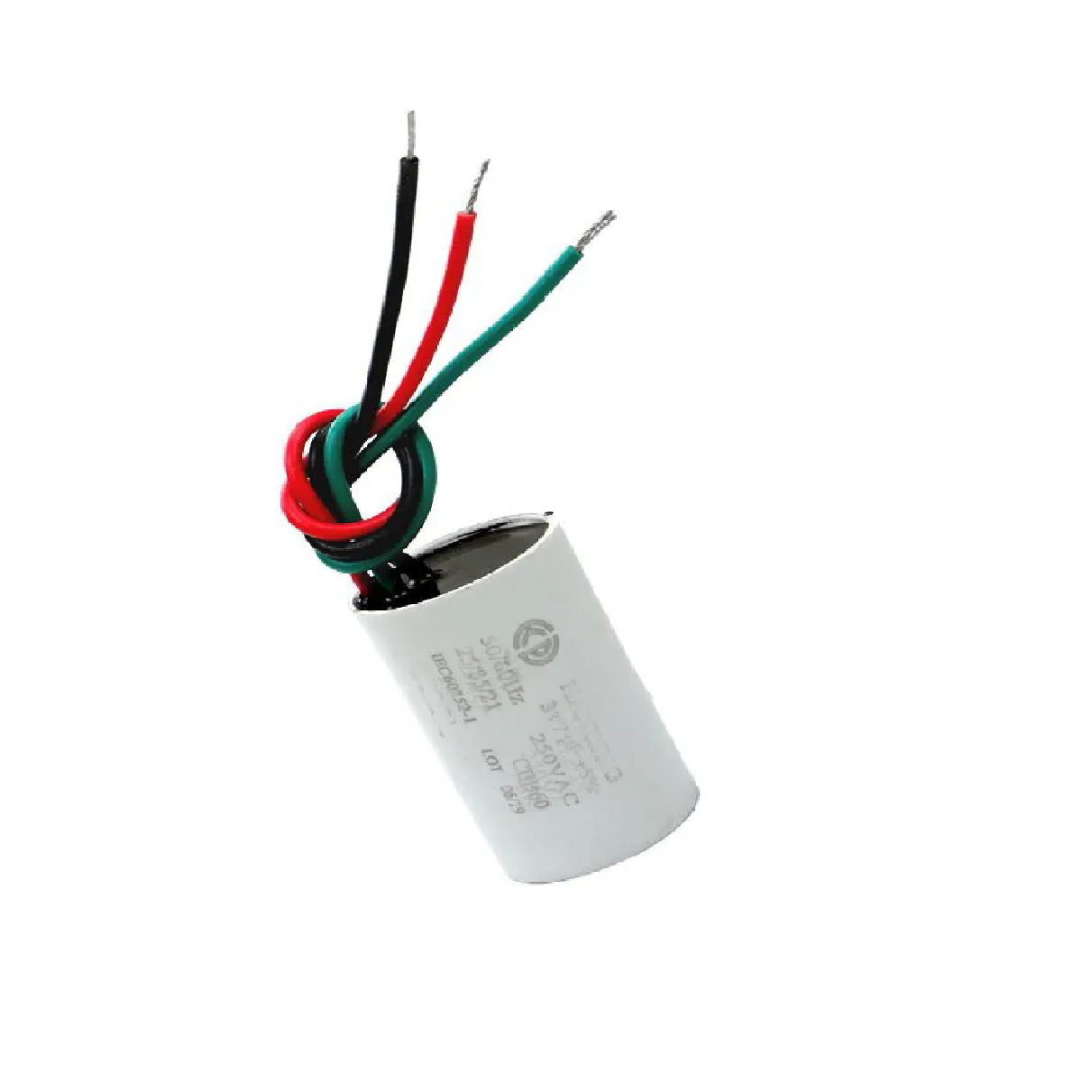 CAPACITOR PARA VENT. 3 FIOS 1,5+2,5MF 250 VAC