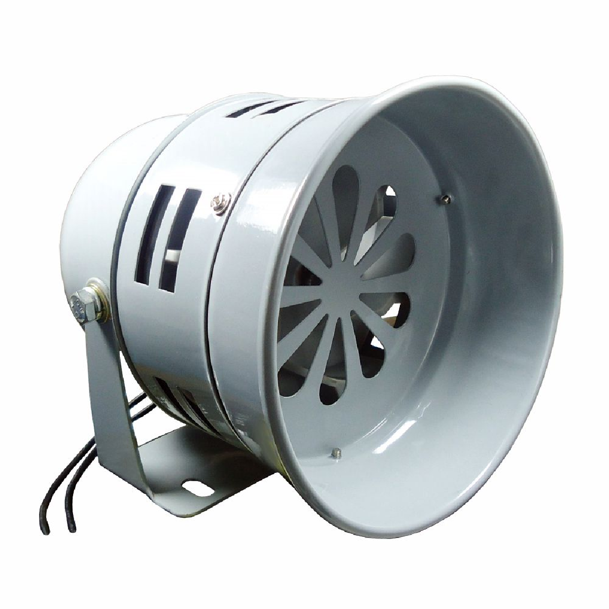 SIRENE MECANICA DE SOM ROTATIVO CONTINUO 110DB - 220V CINZA