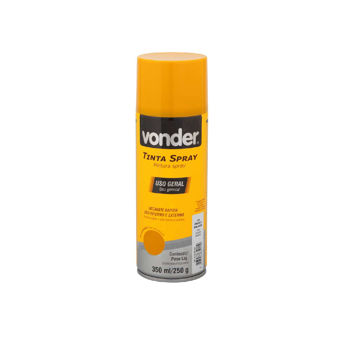 SPRAY TINTA AMARELO 350ML VONDER/ETANIZ