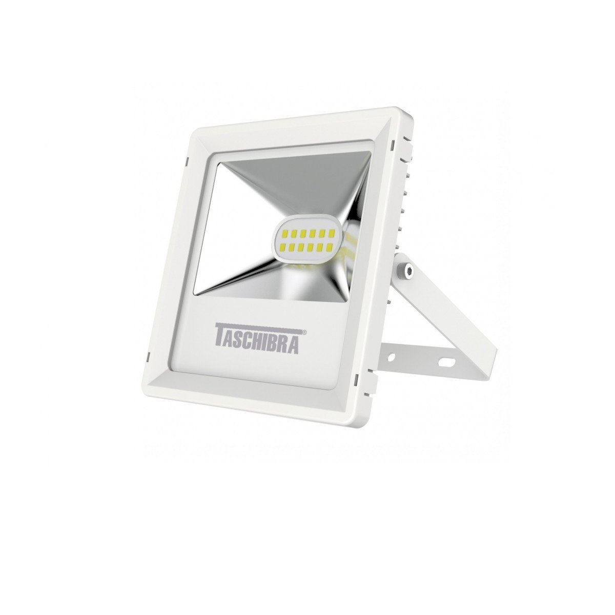 PROJETOR LED 10W 3000K BRANCO TASCHIBRA