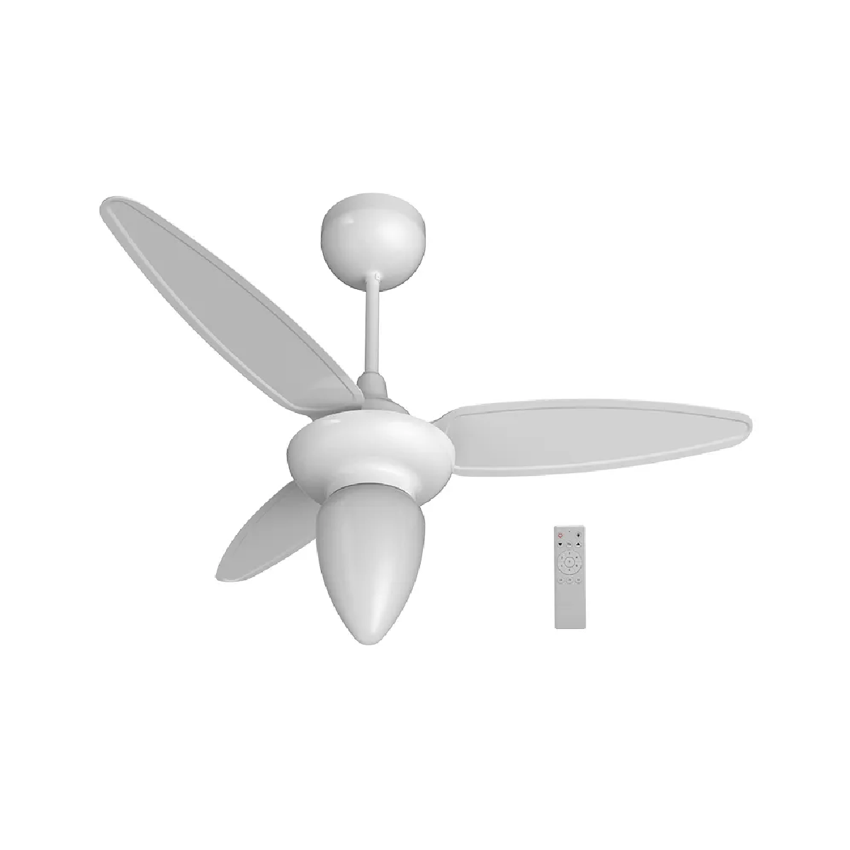 VENTILADOR TETO WIND BRANCO 3PAS INJ BRANCA C/ CONTROLE INVERTER BIVOLT -  VENTISOL