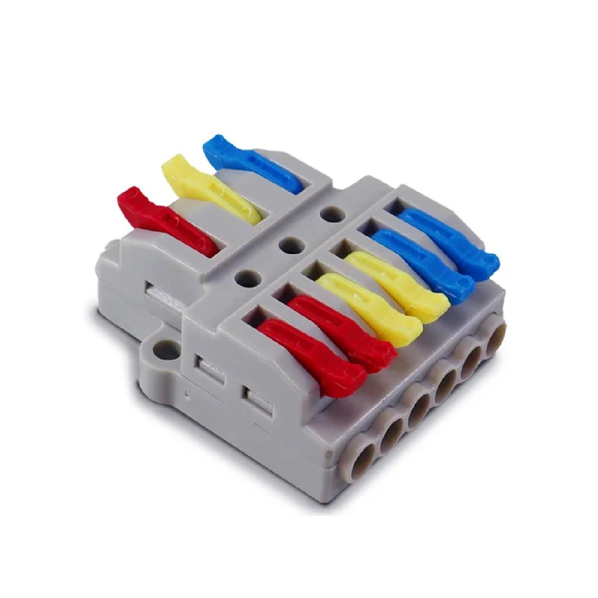 CONECTOR DE EMENDA E DERIVACAO AUTOMATICO KV436 3 ENTRADAS E 6 SAIDAS 32A 600V - SIBRATEC