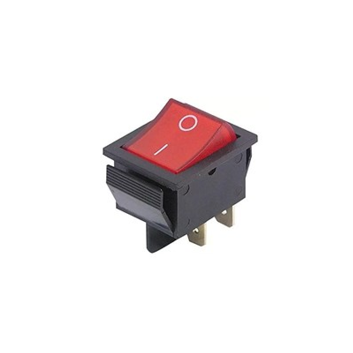 CHAVE TECLA VERMELHA 2 POSIÇÕES 16A