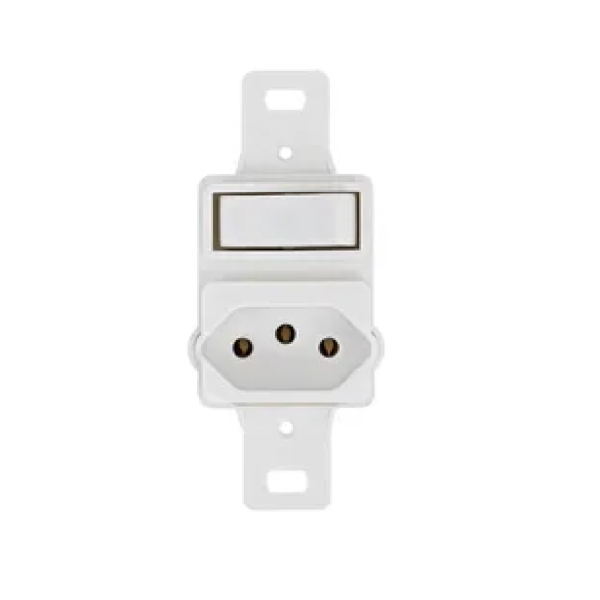 CONJUNTO 1 INTERRUPTOR SIMPLES COM TOMADA 20A SEM PLACA PEZZI 10.000