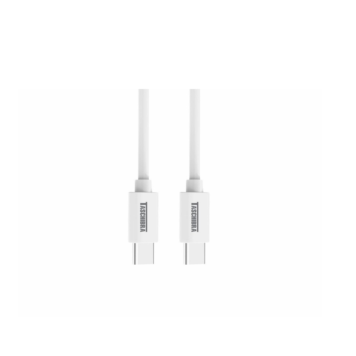 CABO TURBO USB-C USB-C 1,5M 3A BRANCO - TASCHIBRA