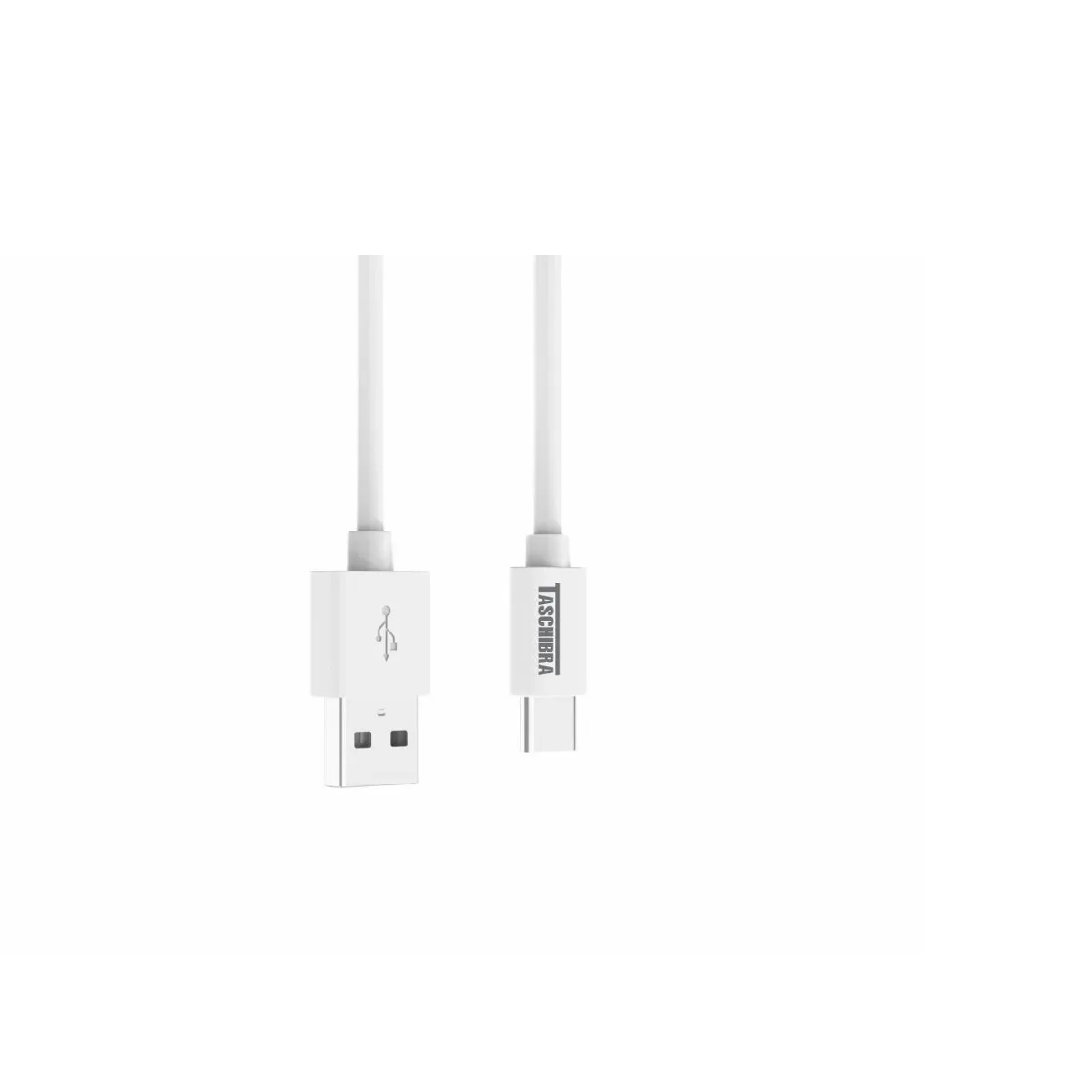 CABO FAST USB-A USB-C 1,5M 2A BRANCO - TASCHIBRA