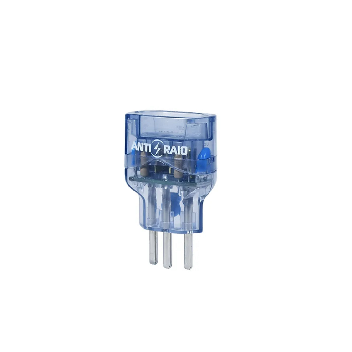 ANTI-RAIO DPS PLUG 2P + T 7,5KA 10A AZUL CRISTAL EMBRASTEC