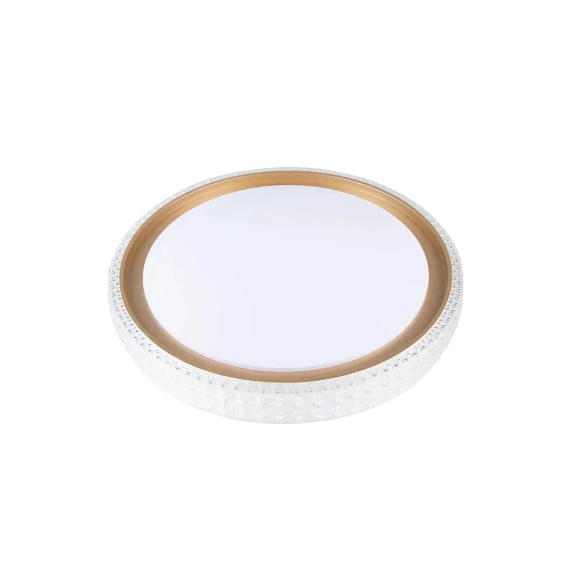 PLAFON GLAM LUXURY REDONDO LED 30W 3000/4000/6500K AUTOVOLT C/ CONTROLE E MEMORIA