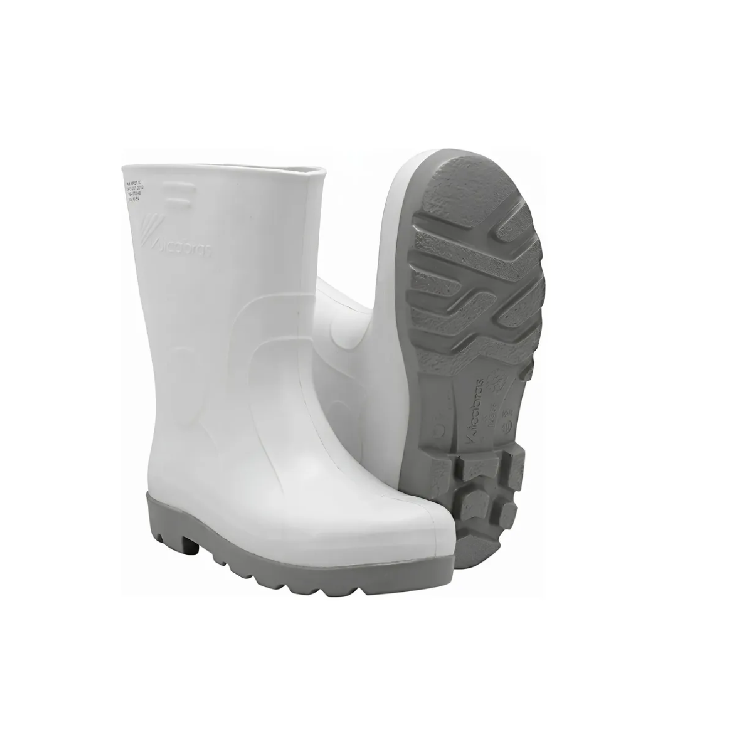 BOTA EVA 41 BRANCA SOLA CINZA