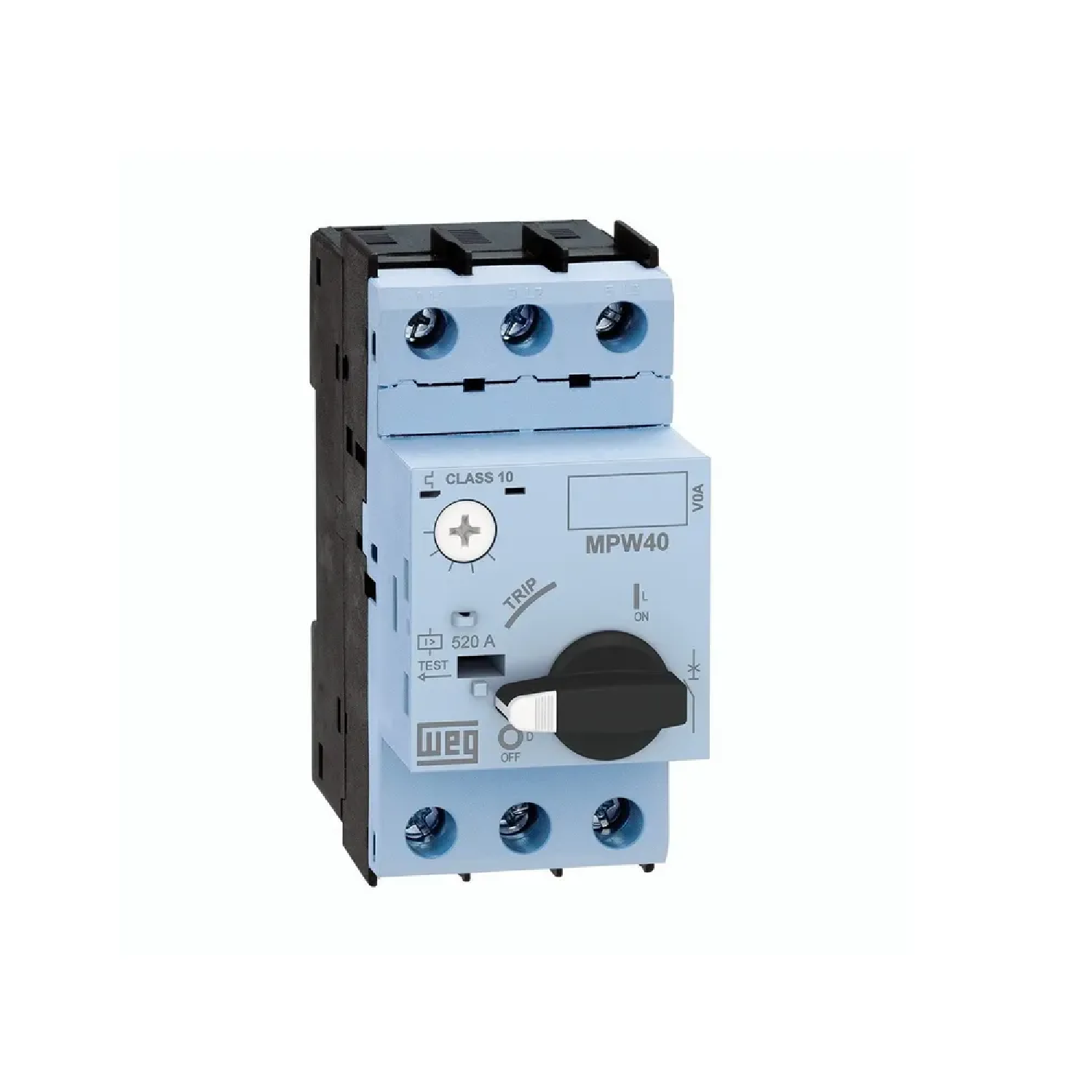 DISJUNTOR-MOTOR AZ MPW40-3-U010 AZUL 6,3-10 A