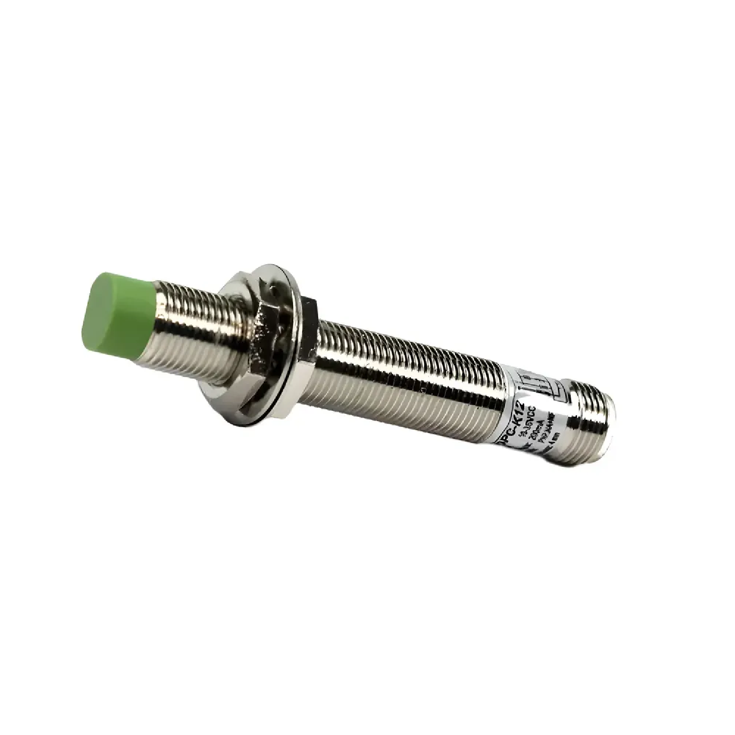 SENSOR INDUTIVO 10-36VCC 4 FIOS(SEM CABO)FACEADO M12 SN:4MM PNP NA+NF - METALTEX