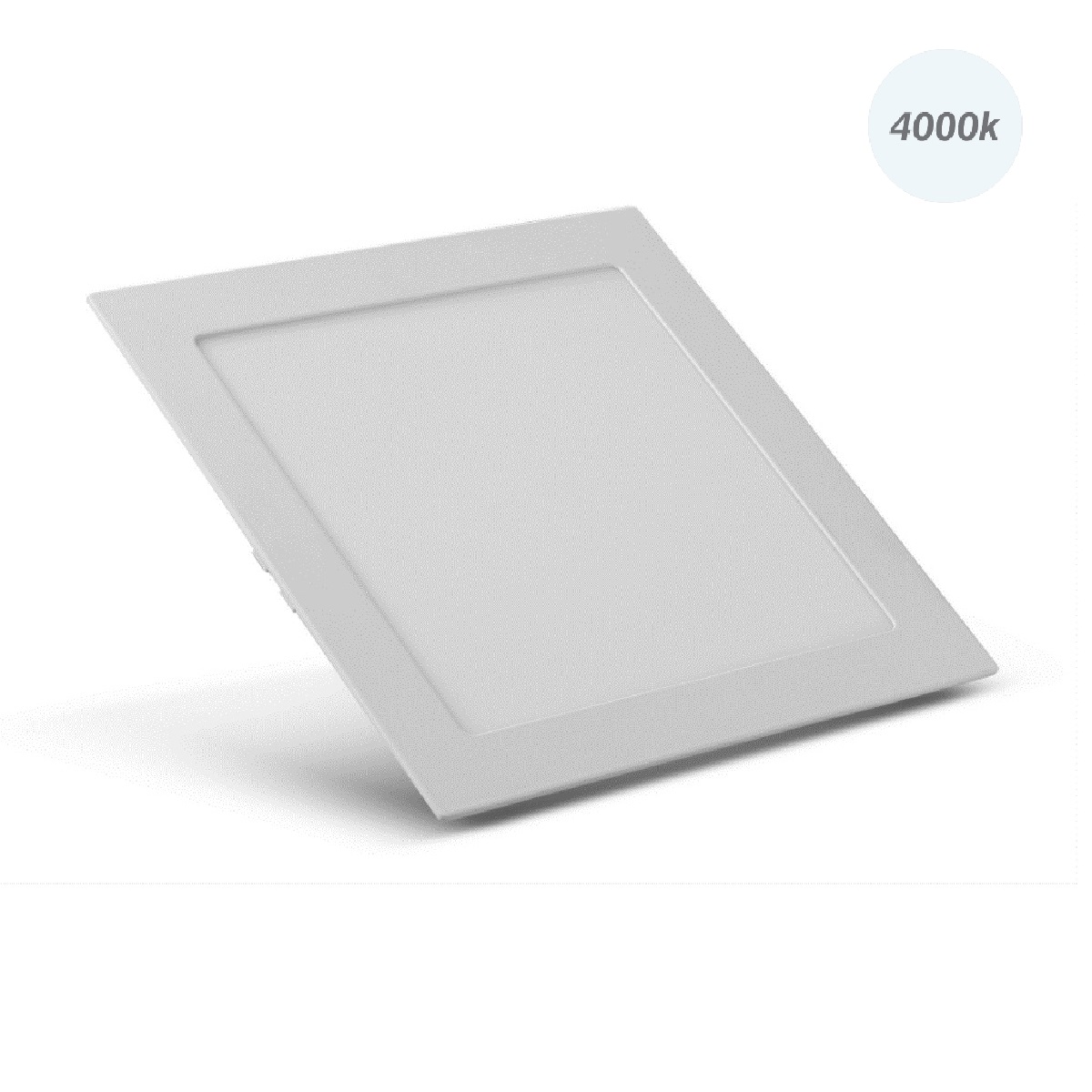 PLAFON LED QUADRADO 4000K 12W EMBUTIR SAVEENERGY