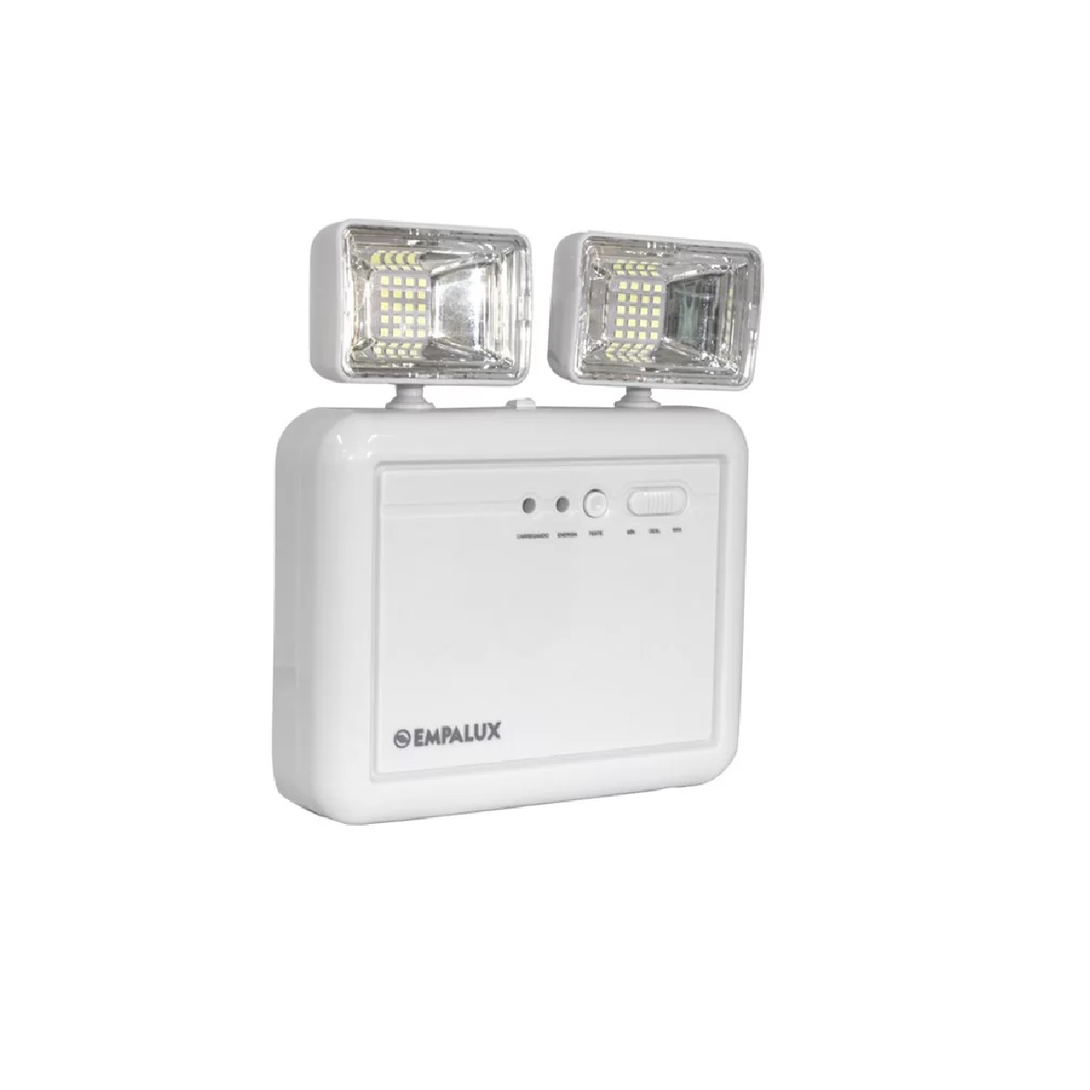 LUMINÁRIA DE EMERGÊNCIA 2 FARÓIS LED 2200LM