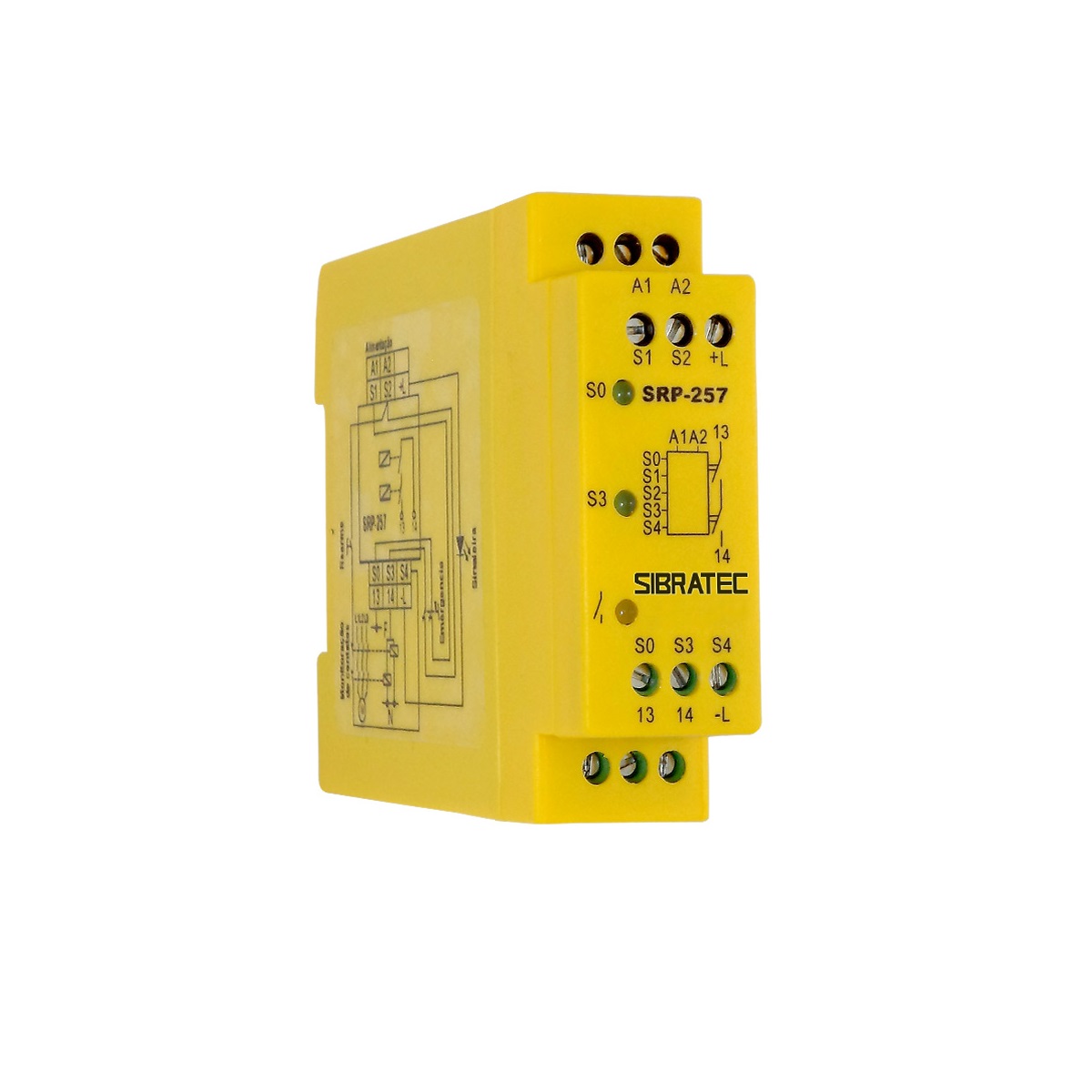 RELE SEGURANCA 24VCC PAR EMERGENCIA 1 CANAL SAIDA