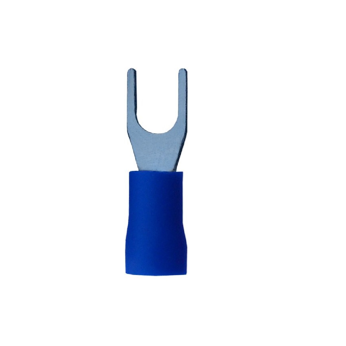 TERMINAL ISOLADO TIPO FORQUILHA 2,5MM AZUL