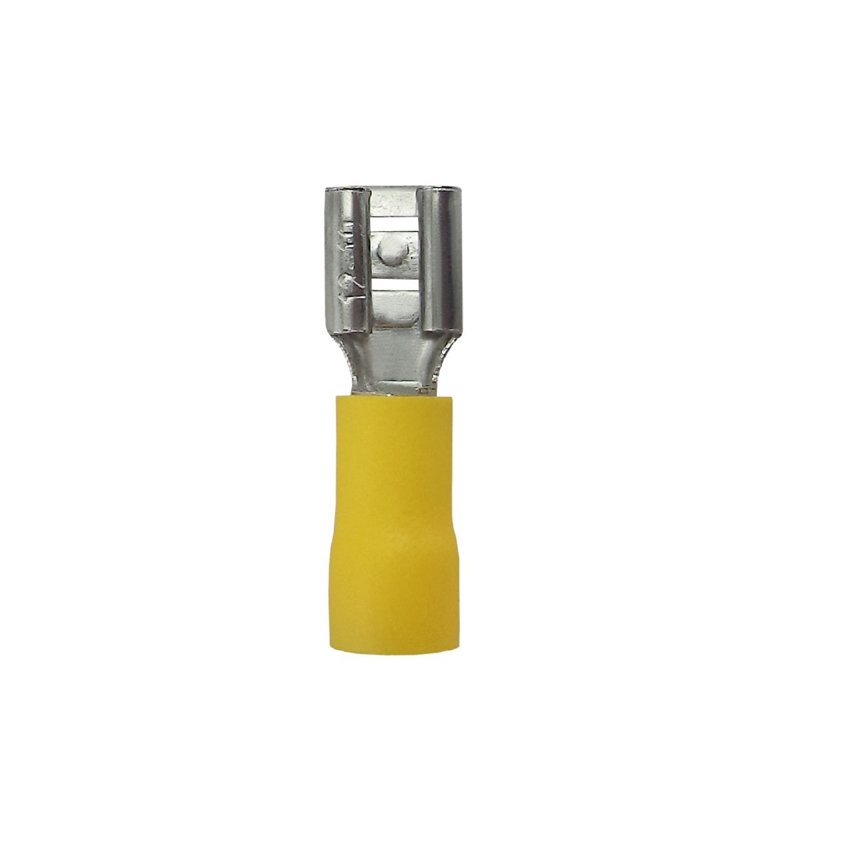 TERMINAL ISOLADO TIPO FEMEA AMARELO 6,0MM