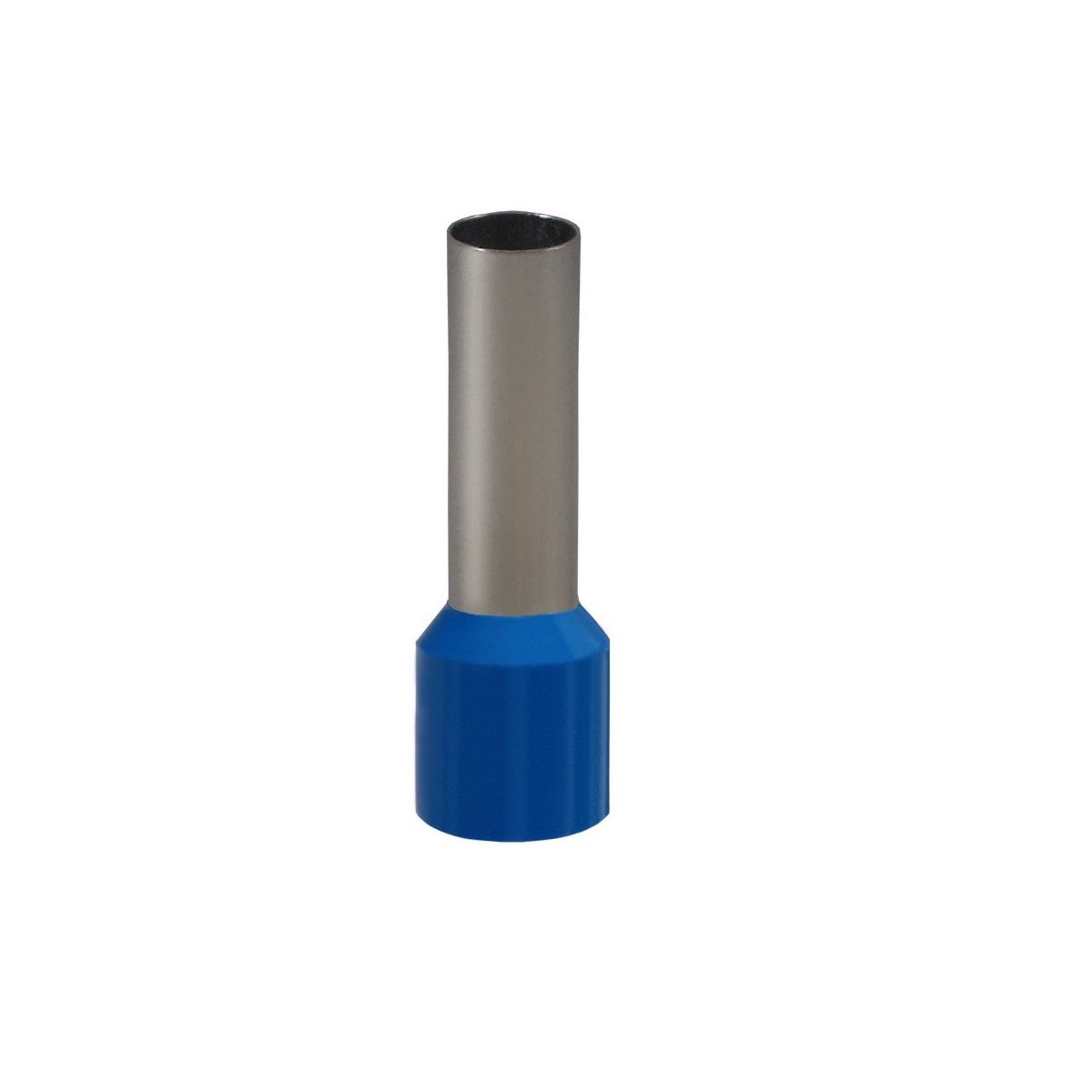 TERMINAL ISOLADO TUBULAR LONGO  50MM AZUL TILHOS