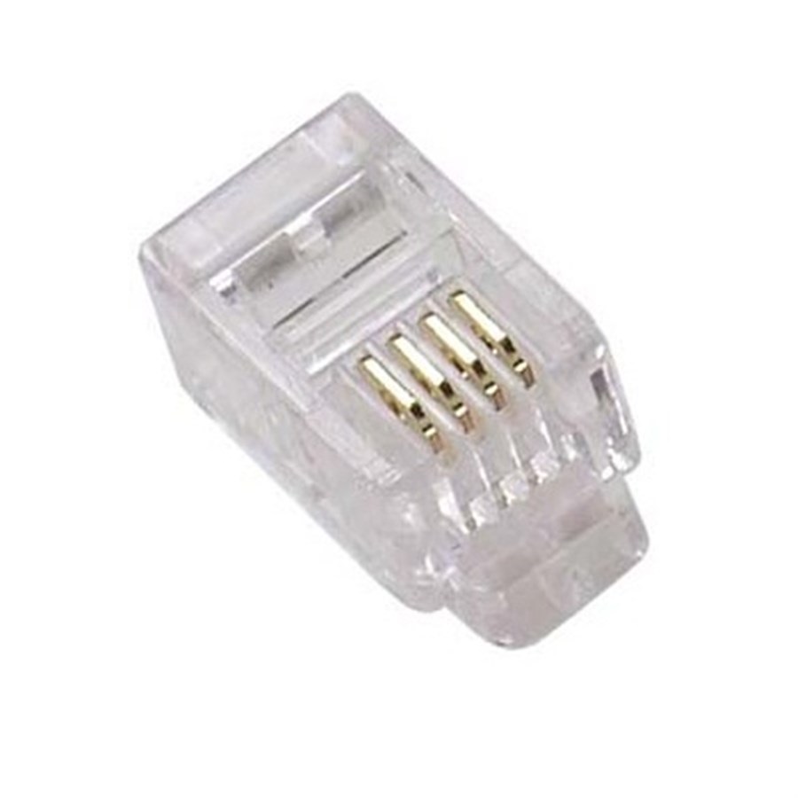 CONECTOR RJ 11 MACHO 6X4
