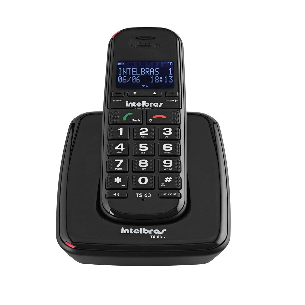 TELEFONE SEM FIO TS3112 PRETO INTELBRAS