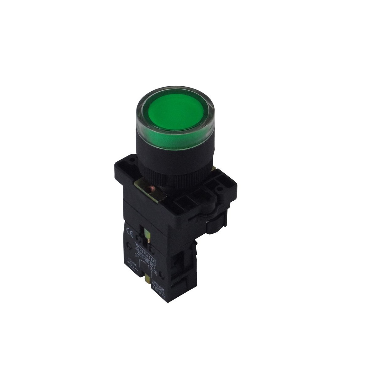 BOTAO  LIGA VERDE ILUMINADO 1NA 220V SIBRATEC
