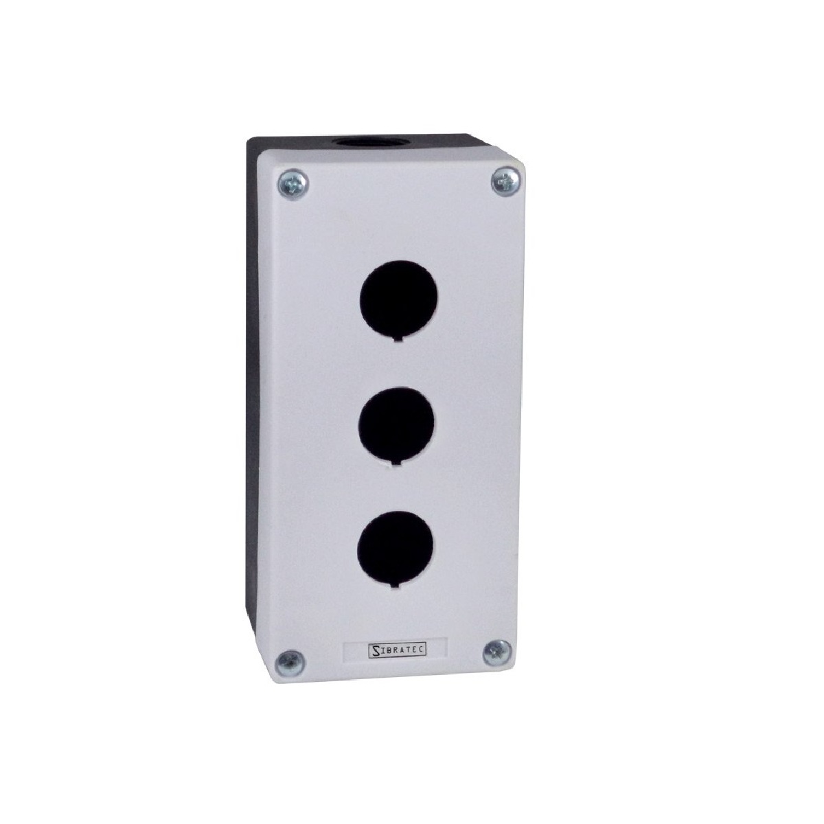 BOTAO CAIXA 3 FUROS 22,5MM  BX1 SIBRATEC