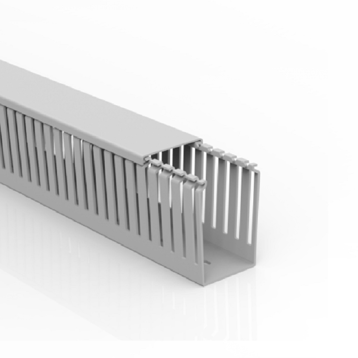 CANALETA CINZA  50X80MM ABERTA 2 METROS