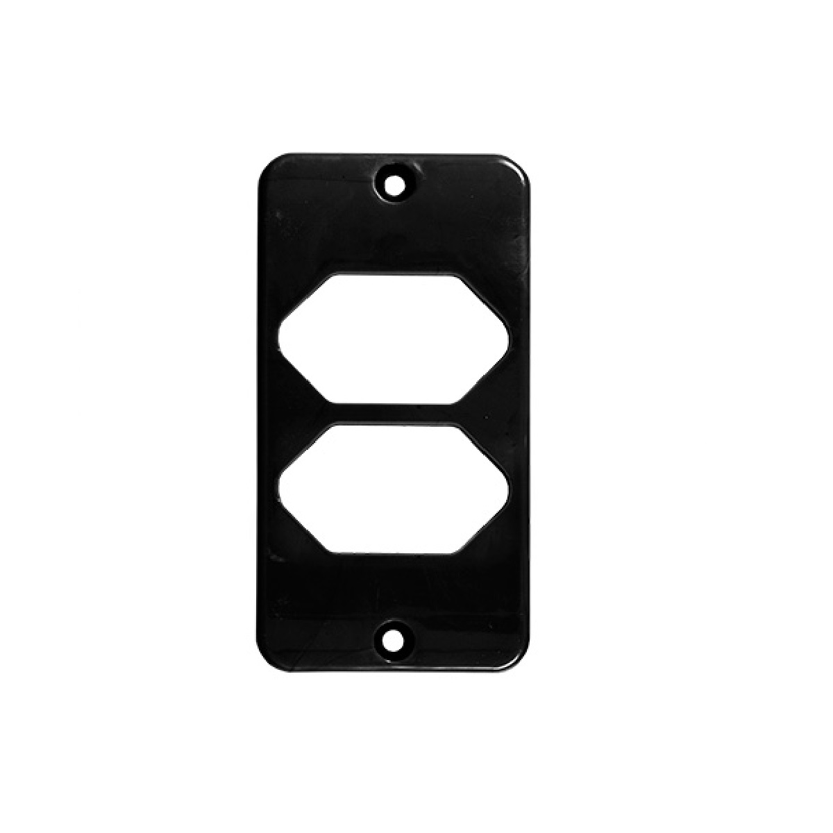 TAMPA PRETA 2 TOMADAS   1/2  -3/4 INPOL