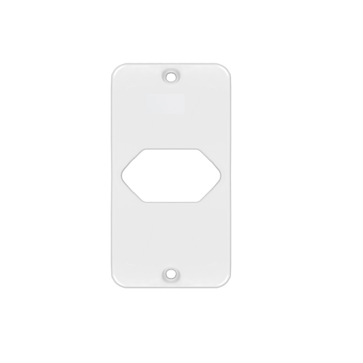 TAMPA BRANCA 1 TOMADA HORIZONTAL   1/2   - 3/4 INPOL