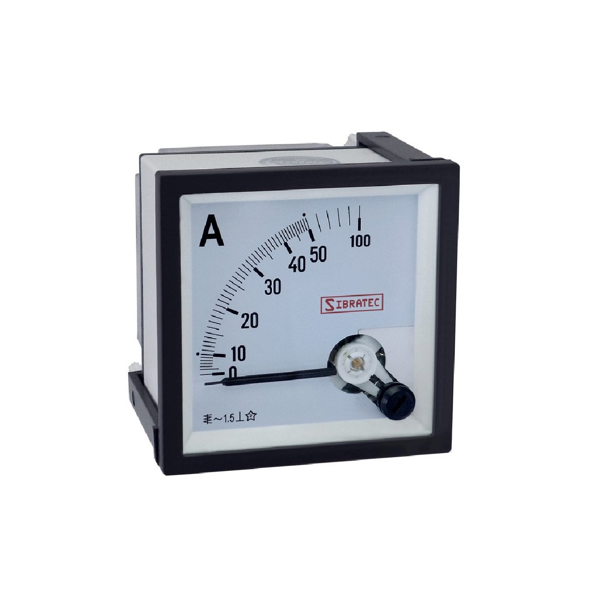 AMPERIMETRO 72X72MM 50A  CA DIRETA