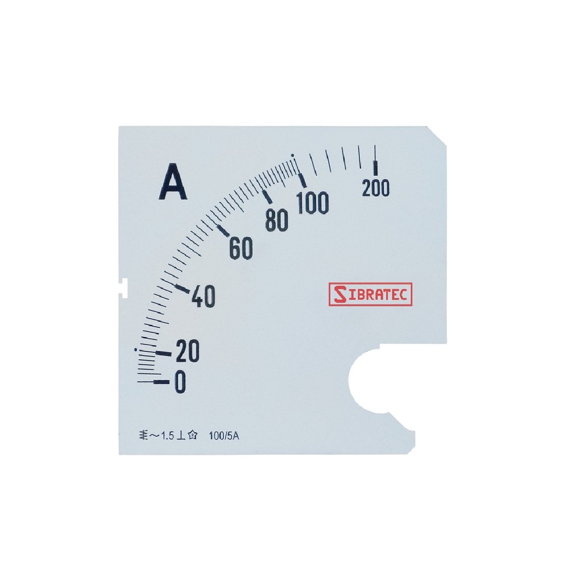 AMPERIM72X72MM ESCALA USAR C/TC