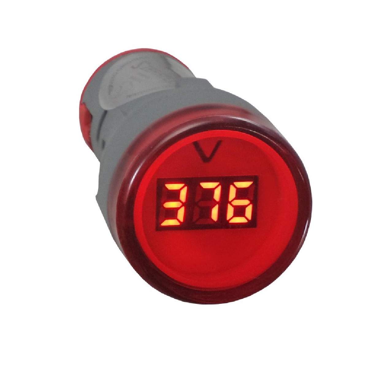 VOLTIMETRO DIGITAL VERMELHO 22MM 500V SIBRATEC