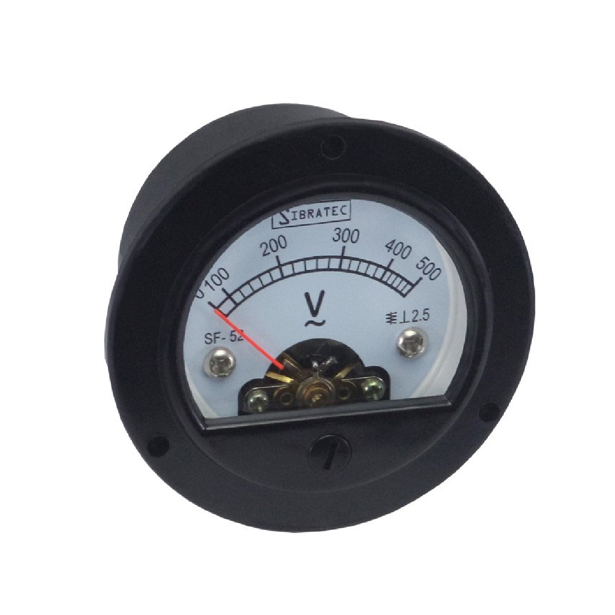 VOLTIMETRO 52MM 500V SF52-500V REDONDO SIBRATEC