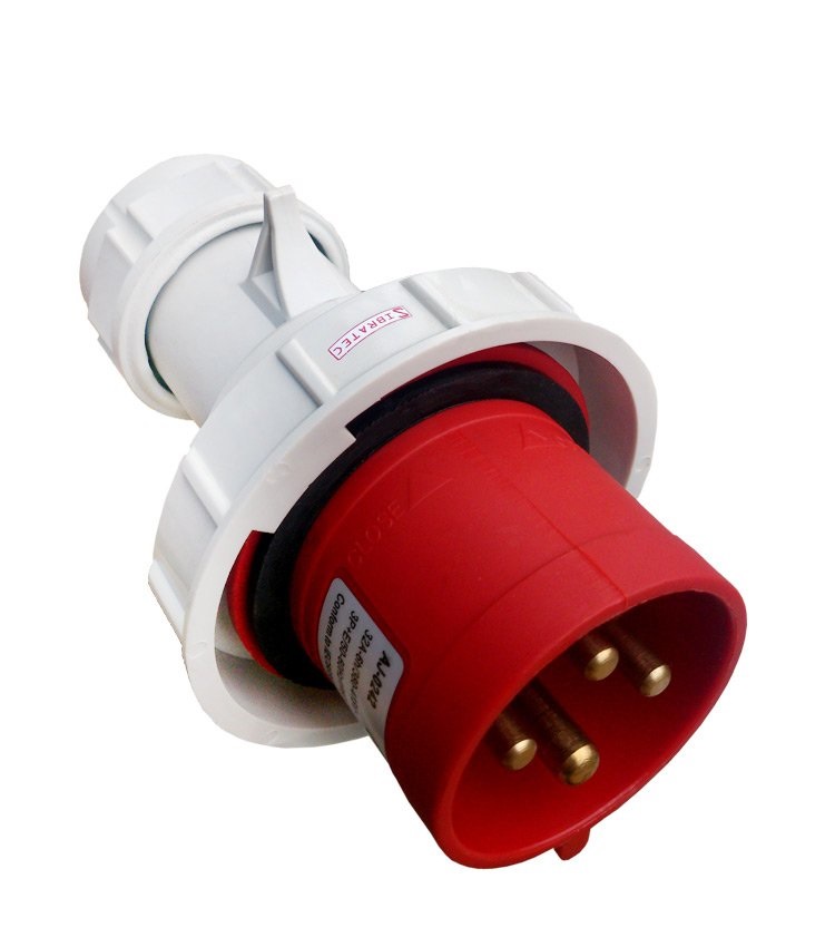 PLUGUE 3P+T 63A 6H 380VAC IP67