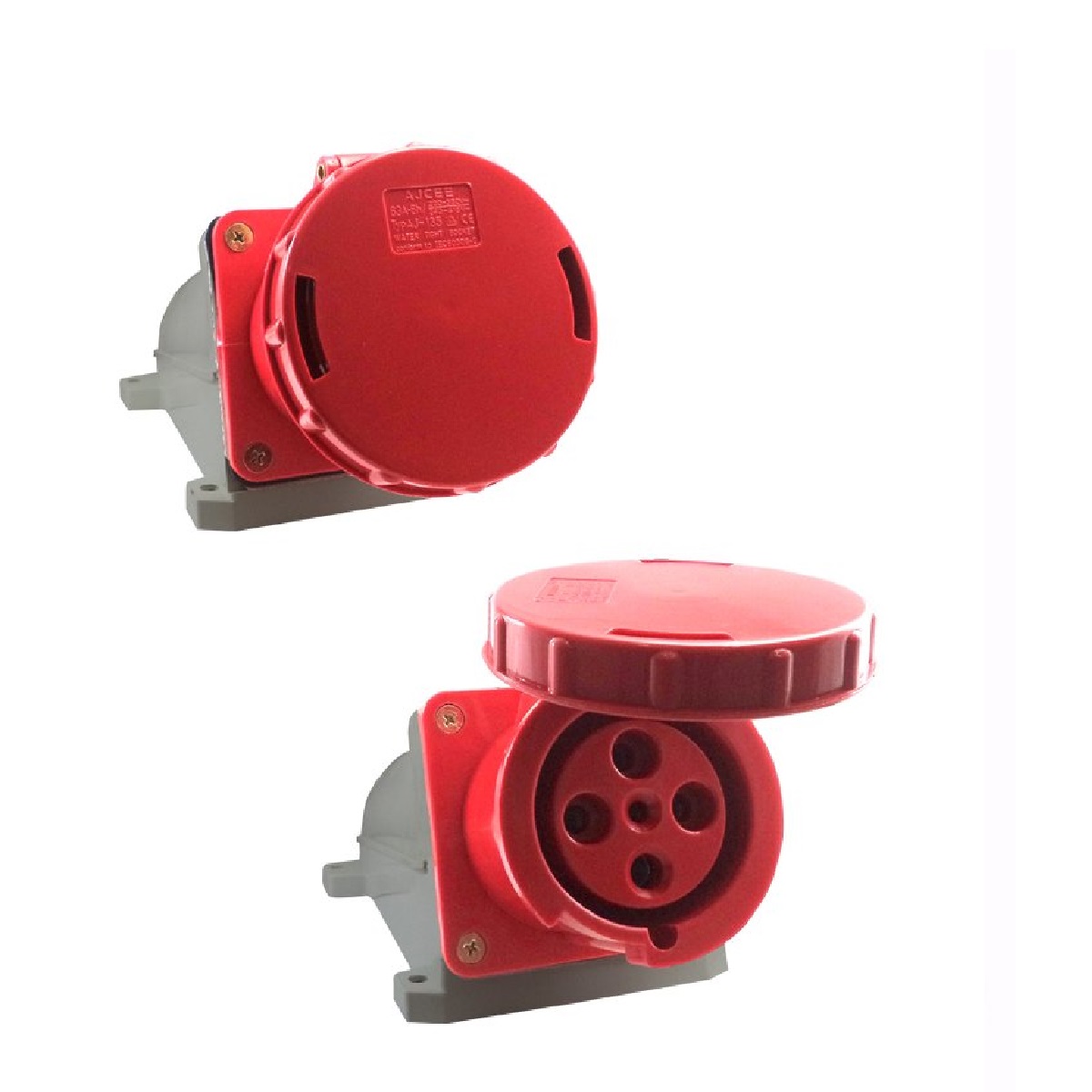 TOMADA SOBREPOR 3P+T 63A 6H 380V