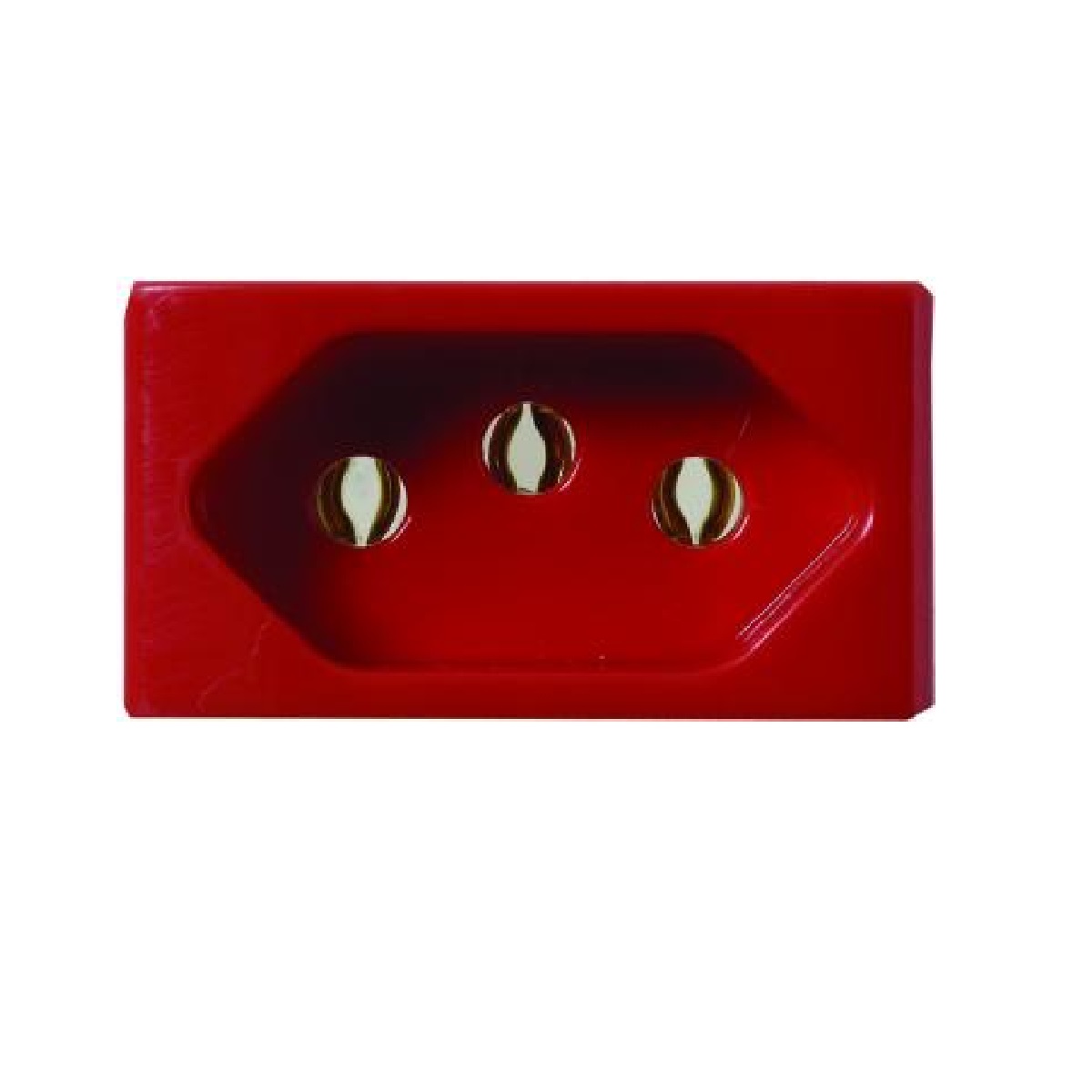 PEZZI MODULO TOMADA  ABNT 20A VERMELHA LINHA 50000